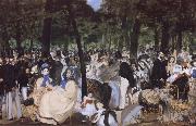 Edouard Manet Music in the Tuileries Garden painting
